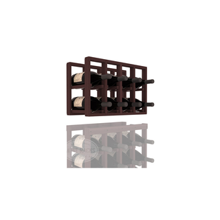 Elementcollection 4 Column Magnum Wood Wine Rack Extender Walnut Stained