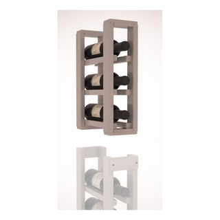 Elementcollection 1 Column Split Wood Wine Rack Extender Greywash Stained