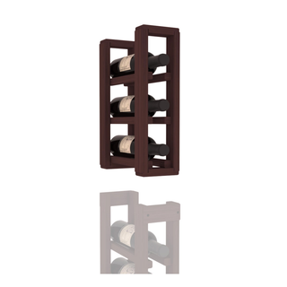 Elementcollection 1 Column Split Wood Wine Rack Extender Walnut Stained