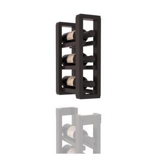 Elementcollection 1 Column Split Wood Wine Rack Extender Black Stained