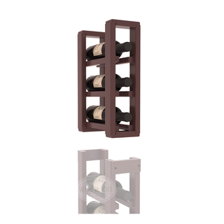 Elementcollection 1 Column Split Wood Wine Rack Extender Walnut Stained