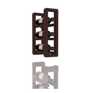Elementcollection 1 Column Split Wood Wine Rack Extender Walnut Stained