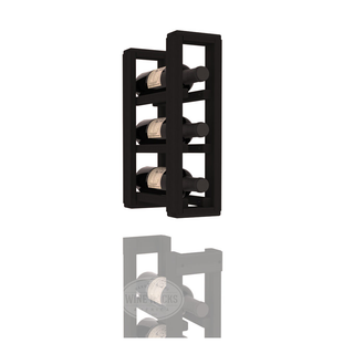 Elementcollection 1 Column Split Wood Wine Rack Extender Black Stained