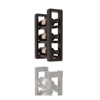 Elementcollection 1 Column Split Wood Wine Rack Extender Black Stained