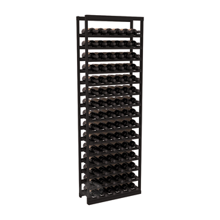 Elementcollection Baker Style Wine Bottle Rack Black Stained