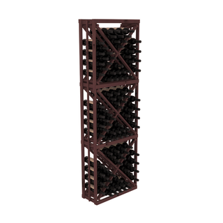 Elementcollection Full Height Diamond Bin Walnut Stained
