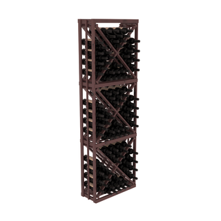Elementcollection Full Height Diamond Bin Walnut Stained