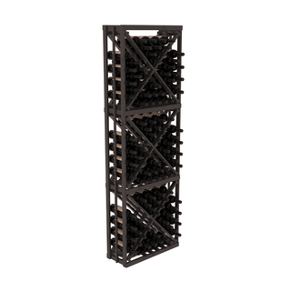 Elementcollection Full Height Diamond Bin Black Stained