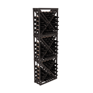 Elementcollection Full Height Diamond Bin Black Stained