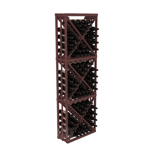 Elementcollection Full Height Diamond Bin Walnut Stained