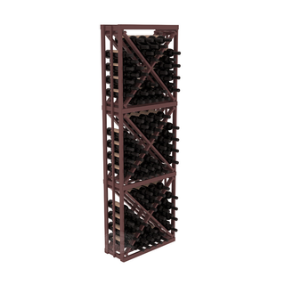 Elementcollection Full Height Diamond Bin Walnut Stained