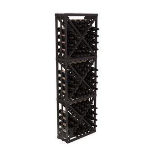 Elementcollection Full Height Diamond Bin Black Stained