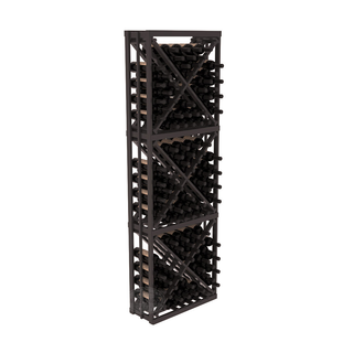 Elementcollection Full Height Diamond Bin Black Stained