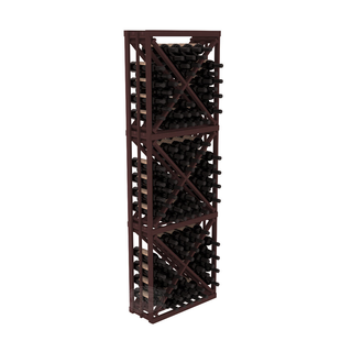 Elementcollection Full Height Diamond Bin Walnut Stained