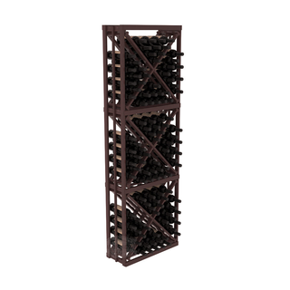 Elementcollection Full Height Diamond Bin Walnut Stained