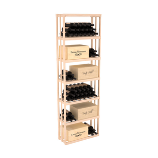 Elementcollection Rectangle Wood Wine Rack Bin Unstained