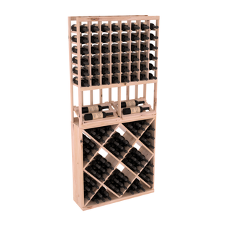 Elementcollection 8 Column Side Display 82 Wine Cube Combo Unstained