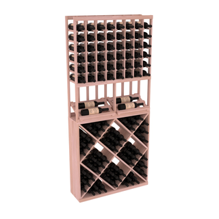 Elementcollection 8 Column Side Display 82 Wine Cube Combo Unstained