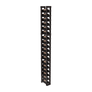 Elementcollection 1 Column Standard Wood Wine Rack Black Stained