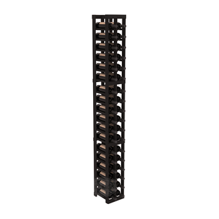Elementcollection 2 Column Standard Wood Wine Rack Black Stained