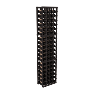 Elementcollection 4 Column Standard Wood Wine Rack Black Stained