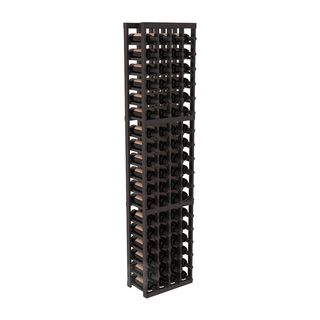 Elementcollection 4 Column Standard Wood Wine Rack Black Stained