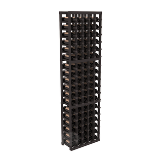 Elementcollection 5 Column Standard Wood Wine Rack Black Stained