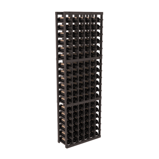 Elementcollection 6 Column Standard Wood Wine Rack Black Stained