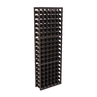 Elementcollection 6 Column Standard Wood Wine Rack Black Stained