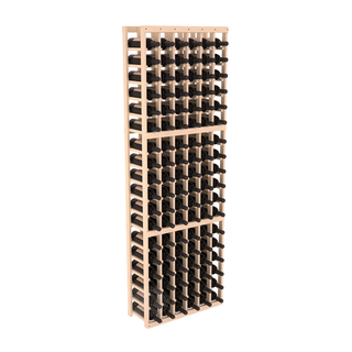 Elementcollection 6 Column Standard Wood Wine Rack Unstained Element Collection