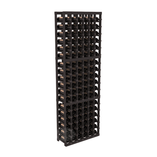 Elementcollection 6 Column Standard Wood Wine Rack Black Stained