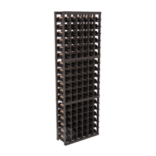 Elementcollection 6 Column Standard Wood Wine Rack Black Stained