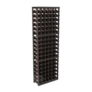 Elementcollection 6 Column Standard Wood Wine Rack Black Stained