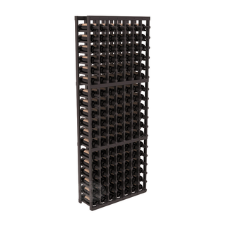Elementcollection 7 Column Standard Wood Wine Rack Black Stained