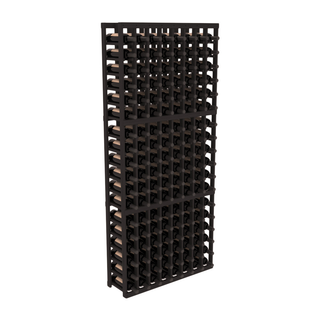 Elementcollection 8 Column Standard Wood Wine Rack Black Stained
