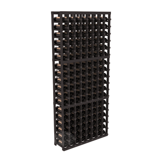 Elementcollection 8 Column Standard Wood Wine Rack Black Stained