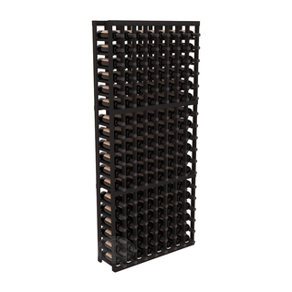 Elementcollection 8 Column Standard Wood Wine Rack Black Stained