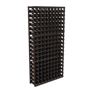 Elementcollection 9 Column Standard Wood Wine Rack Black Stained