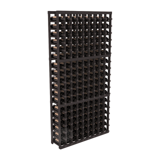 Elementcollection 9 Column Standard Wood Wine Rack Black Stained