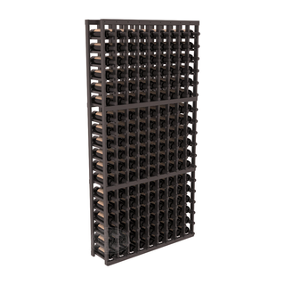 Elementcollection 9 Column Standard Wood Wine Rack Black Stained