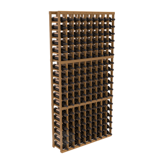 Elementcollection 9 Column Standard Wood Wine Rack Oak Stained