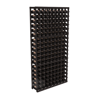 Elementcollection 9 Column Standard Wood Wine Rack Black Stained