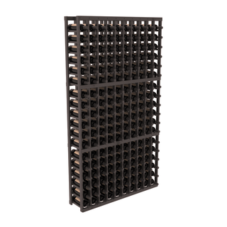 Elementcollection 10 Column Standard Wood Wine Rack Black Stained