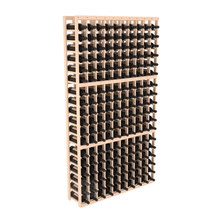 Elementcollection 10 Column Standard Wood Wine Rack Unstained Element Collection