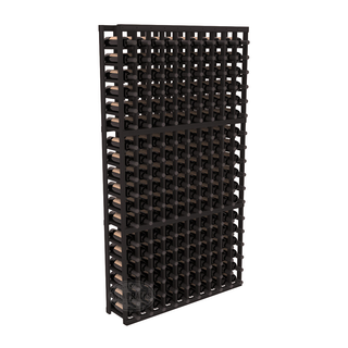 Elementcollection 10 Column Standard Wood Wine Rack Black Stained