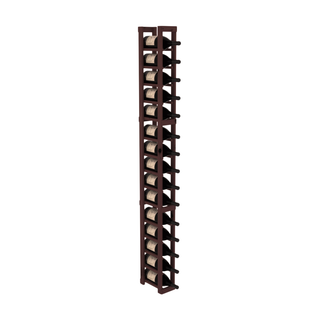 Elementcollection 1 Column Magnum Wood Wine Rack Walnut Stained