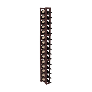 Elementcollection 1 Column Magnum Wood Wine Rack Walnut Stained