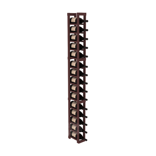 Elementcollection 1 Column Magnum Wood Wine Rack Walnut Stained