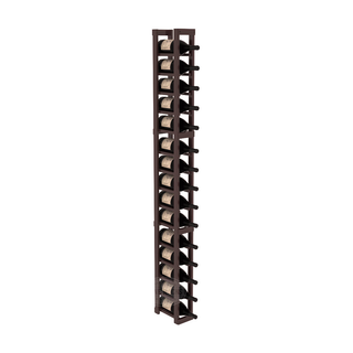 Elementcollection 1 Column Magnum Wood Wine Rack Walnut Stained