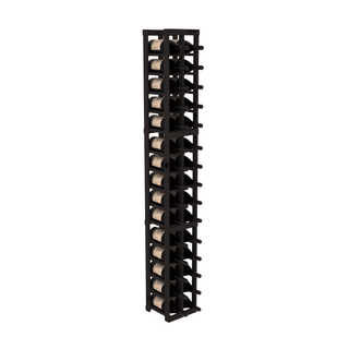 Elementcollection 2 Column Magnum Wood Wine Rack Black Stained